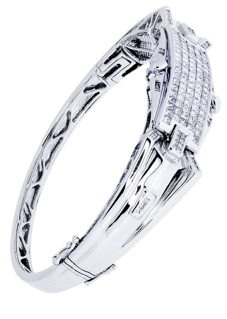 Mens Diamond Bracelet White Gold| 3.47 Carats| 31.62 Grams Men’s Diamond Bracelets FROST NYC 