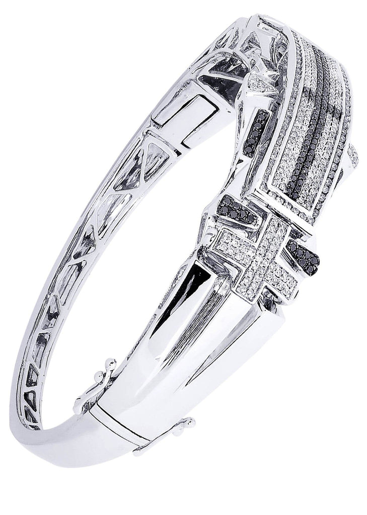 Mens Diamond Bracelet White Gold| 1.92 Carats| 40.36 Grams Men’s Diamond Bracelets FROST NYC 