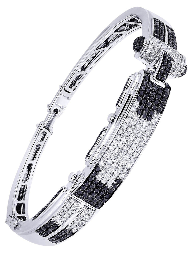 Mens Diamond Bracelet White Gold| 2.89 Carats| 35.02 Grams Men’s Diamond Bracelets FROST NYC 