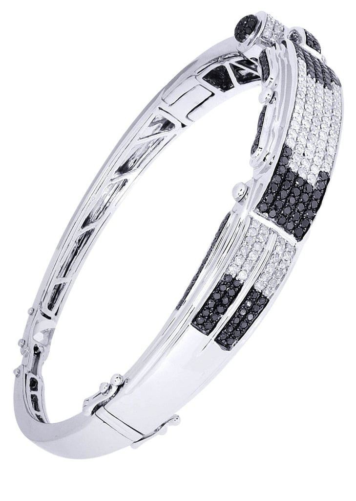 Mens Diamond Bracelet White Gold| 2.89 Carats| 35.02 Grams Men’s Diamond Bracelets FROST NYC 