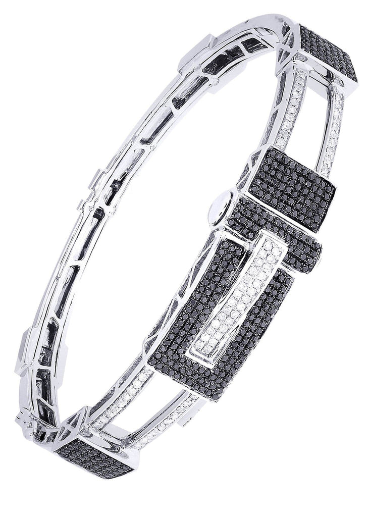 Mens Diamond Bracelet White Gold| 1.7 Carats| 30.67 Grams Men’s Diamond Bracelets FROST NYC 