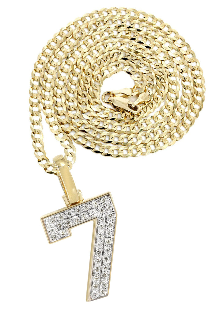 13 Chain Number Necklace | Number Chain | Number Pendant | FrostNYC