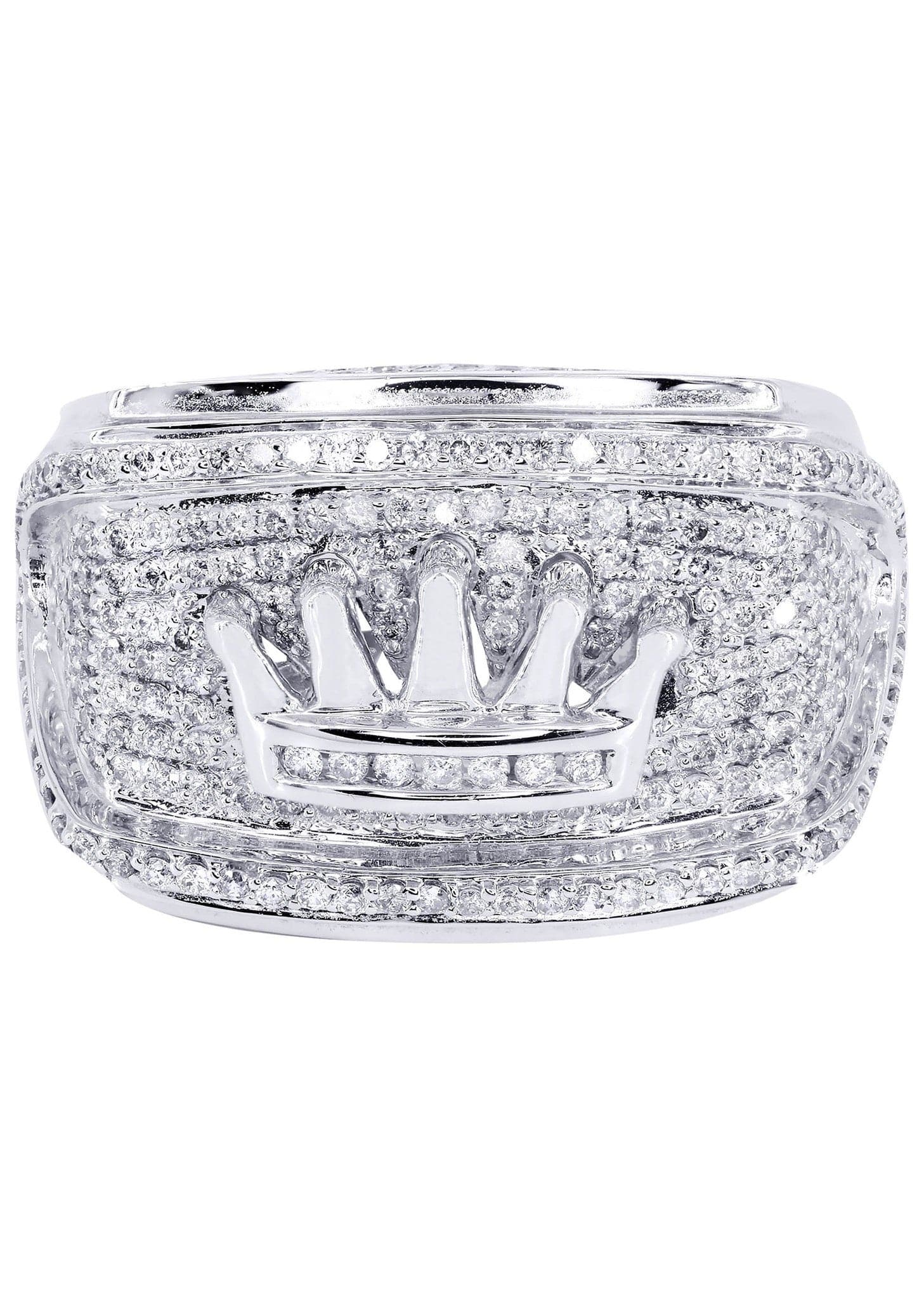 White Gold Diamond Wedding Band | Affordable Luxury