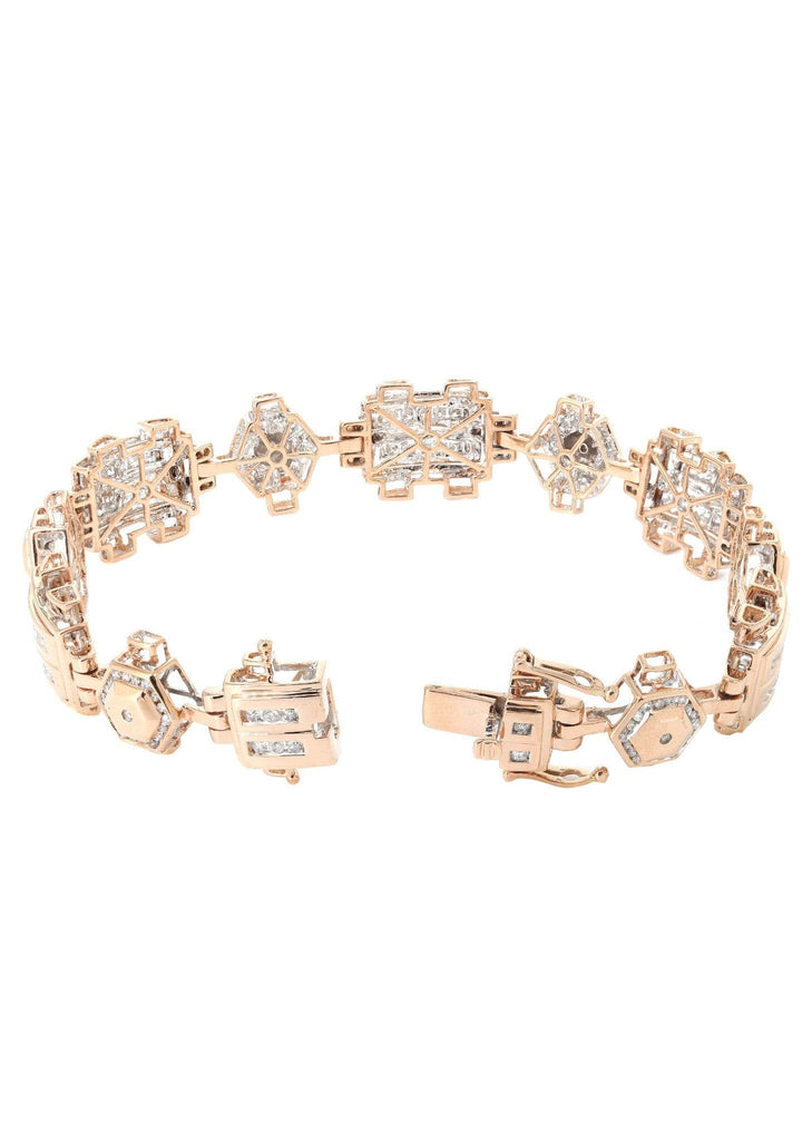 Mens Diamond Bracelet Rose Gold| 30.45 Carats| 28.8 Grams Men’s Diamond Bracelets FROST NYC 