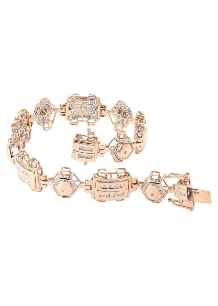 Mens Diamond Bracelet Rose Gold| 30.45 Carats| 28.8 Grams Men’s Diamond Bracelets FROST NYC 