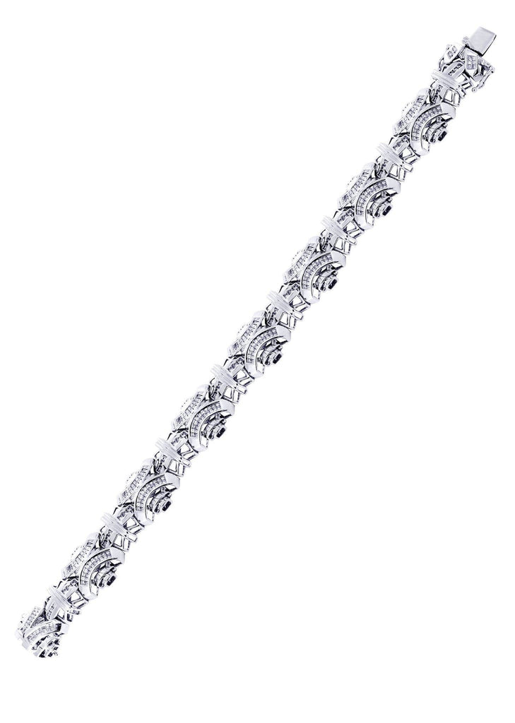 Mens Diamond Bracelet White Gold| 4.63 Carats| 52.72 Grams Men’s Diamond Bracelets FROST NYC 