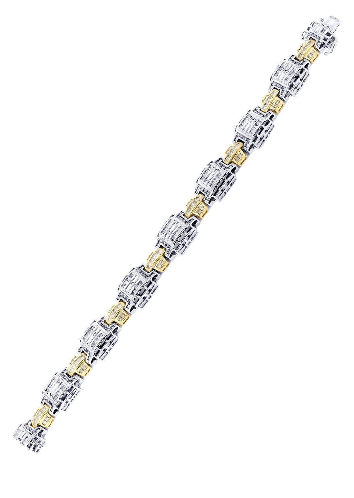 Mens Diamond Bracelet White Gold| 4.35 Carats| 43.05 Grams Men’s Diamond Bracelets FROST NYC 