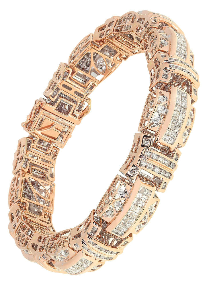 Mens Diamond Bracelet Rose Gold| 2.78 Carats| 60.49 Grams Men’s Diamond Bracelets FROST NYC 