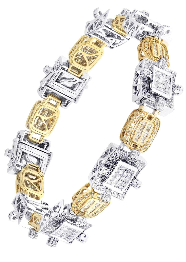 Mens Diamond Bracelet Yellow Gold| 6.22 Carats| 49.02 Grams Men’s Diamond Bracelets FROST NYC 