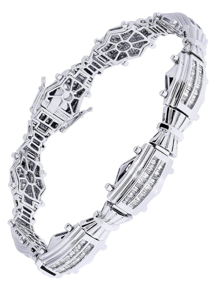 Mens Diamond Bracelet White Gold| 1.92 Carats| 31.79 Grams Men’s Diamond Bracelets FROST NYC 