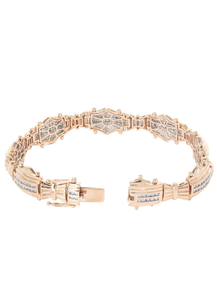 Mens Diamond Bracelet Rose Gold| 1.83 Carats| 30.81 Grams Men’s Diamond Bracelets FROST NYC 
