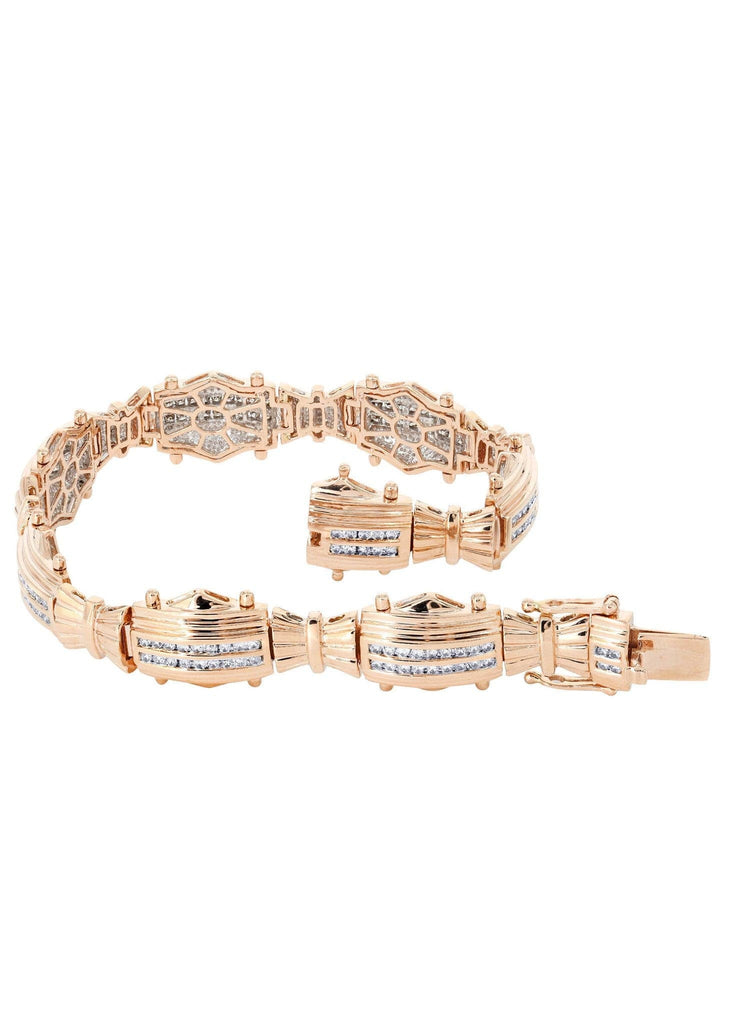Mens Diamond Bracelet Rose Gold| 1.83 Carats| 30.81 Grams Men’s Diamond Bracelets FROST NYC 
