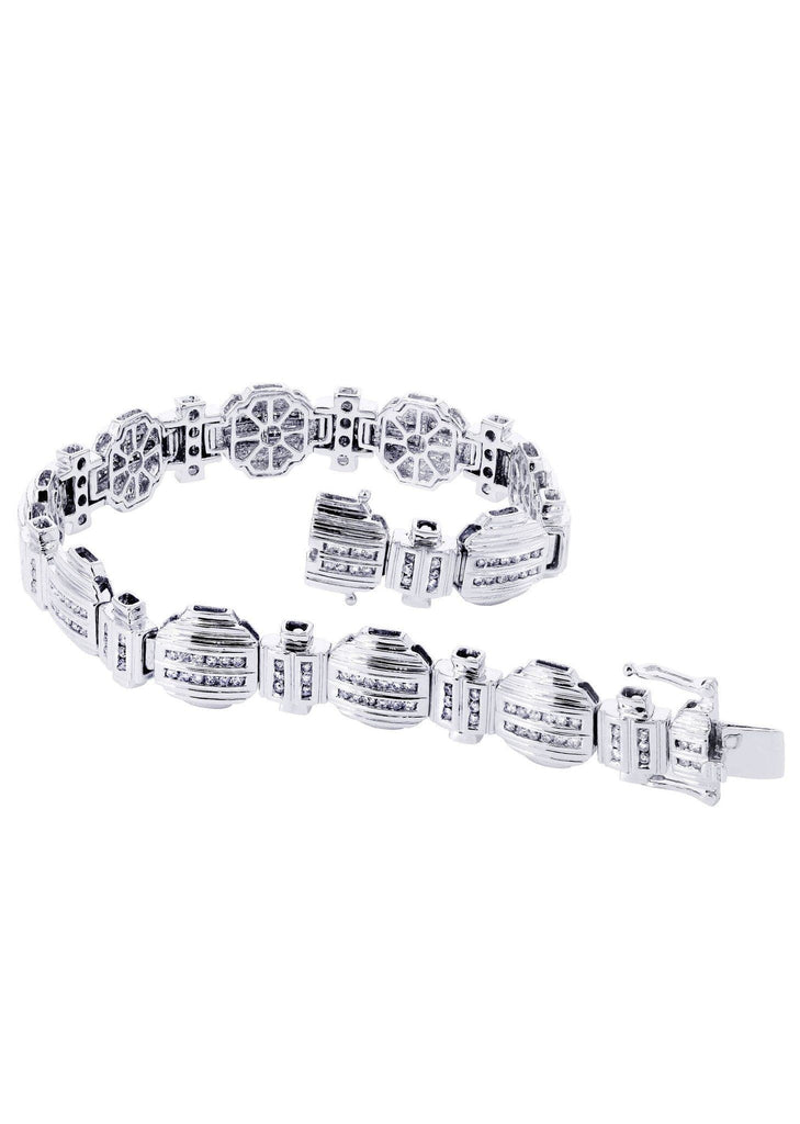 Mens Diamond Bracelet White Gold| 2.11 Carats| 39.74 Grams Men’s Diamond Bracelets FROST NYC 