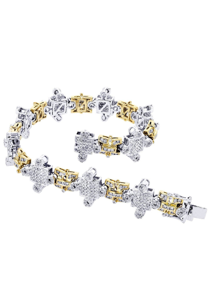 Mens Diamond Bracelet White Gold| 4.36 Carats| 38.54 Grams Men’s Diamond Bracelets FROST NYC 