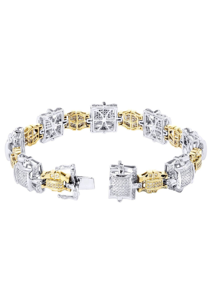Mens Diamond Bracelet White Gold| 3.75 Carats| 45.67 Grams Men’s Diamond Bracelets FROST NYC 