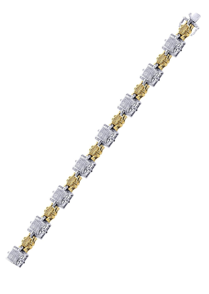 Mens Diamond Bracelet White Gold| 3.75 Carats| 45.67 Grams Men’s Diamond Bracelets FROST NYC 