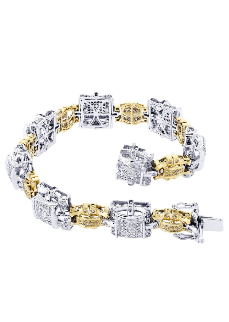 Mens Diamond Bracelet White Gold| 3.75 Carats| 45.67 Grams Men’s Diamond Bracelets FROST NYC 