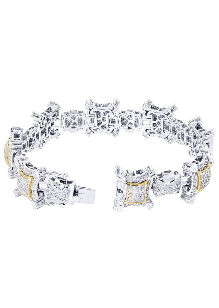 Mens Diamond Bracelet White Gold| 5.27 Carats| 58.71 Grams Men’s Diamond Bracelets FROST NYC 