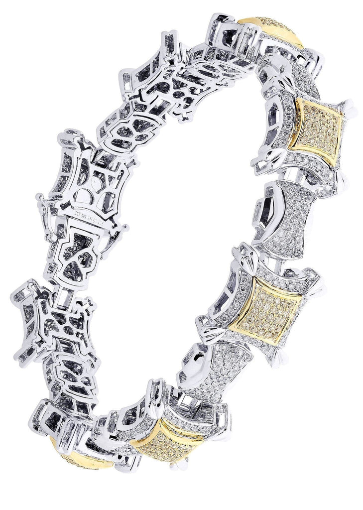Mens Diamond Bracelet White Gold| 5.27 Carats| 58.71 Grams Men’s Diamond Bracelets FROST NYC 