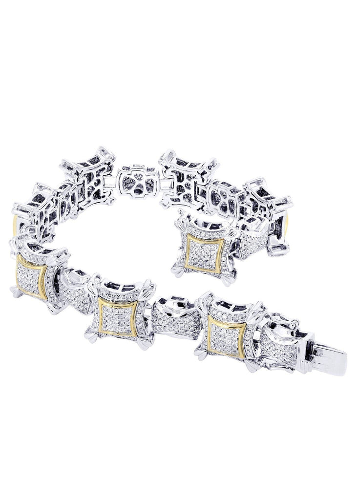 Mens Diamond Bracelet White Gold| 5.27 Carats| 58.71 Grams Men’s Diamond Bracelets FROST NYC 