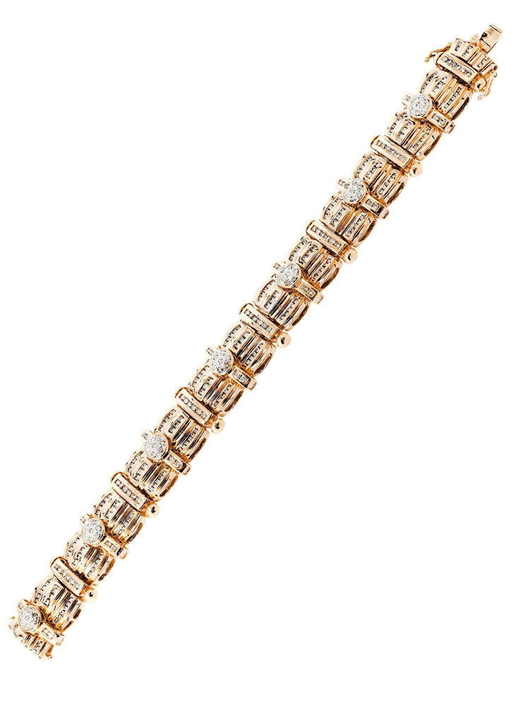 Mens Diamond Bracelet Rose Gold| 3.96 Carats| 60.77 Grams Men’s Diamond Bracelets FROST NYC 