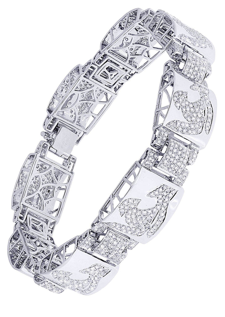 Buy Tennis Bracelet, Sterling Silver Simulated Diamond Bracelet, 2.5mm to  7mm Round CZ Stone Bracelet, Dainty Silver Bracelet for Men Women Online in  India - Etsy