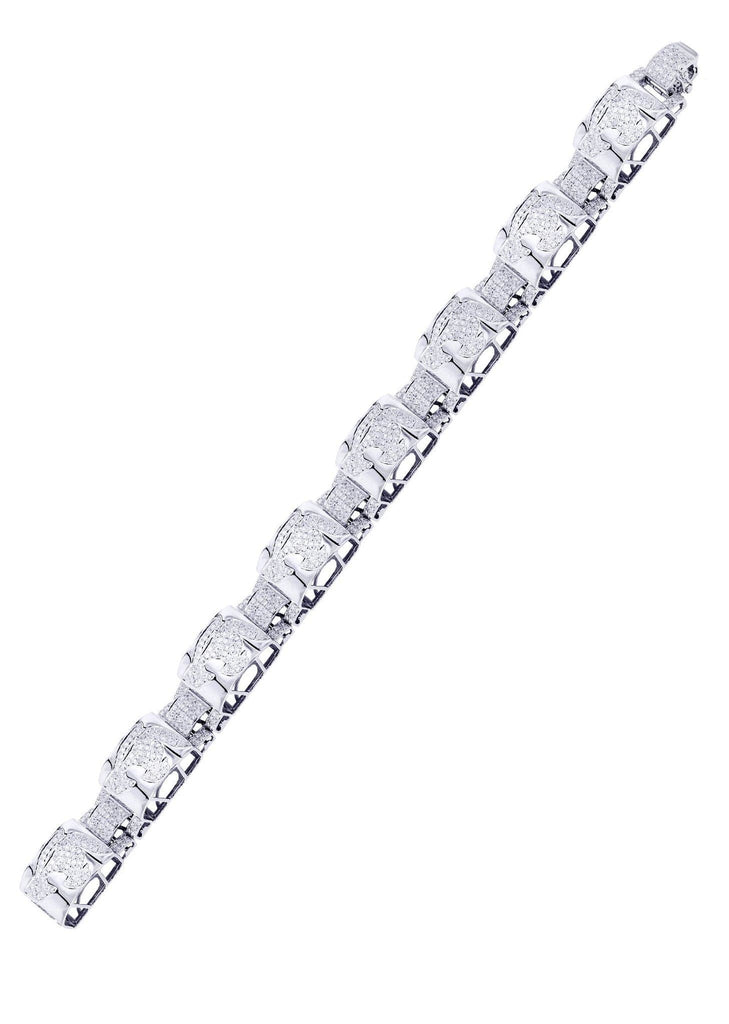 Mens Diamond Bracelet White Gold| 6.83 Carats| 46.75 Grams Men’s Diamond Bracelets FROST NYC 