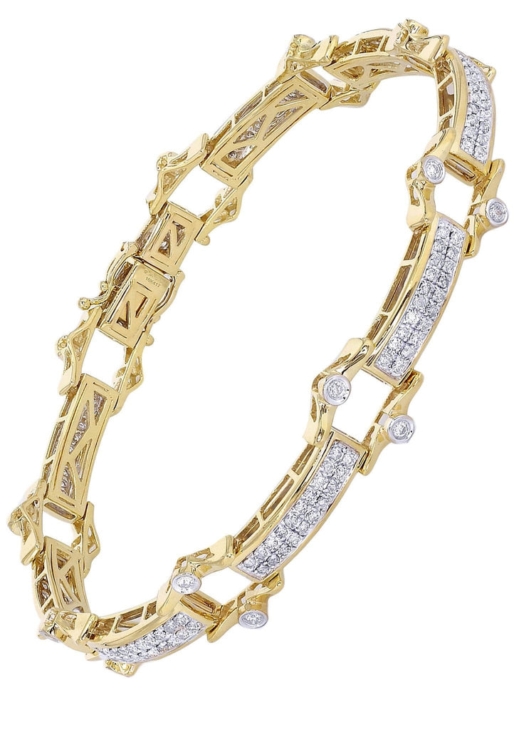 Buy Men's Large 15mm Gold Over Solid 925 Sterling Silver Super Iced Out  Diamond Square Baguette Tennis Bracelet 7 or 8 Lengths Available Online in  India - Etsy