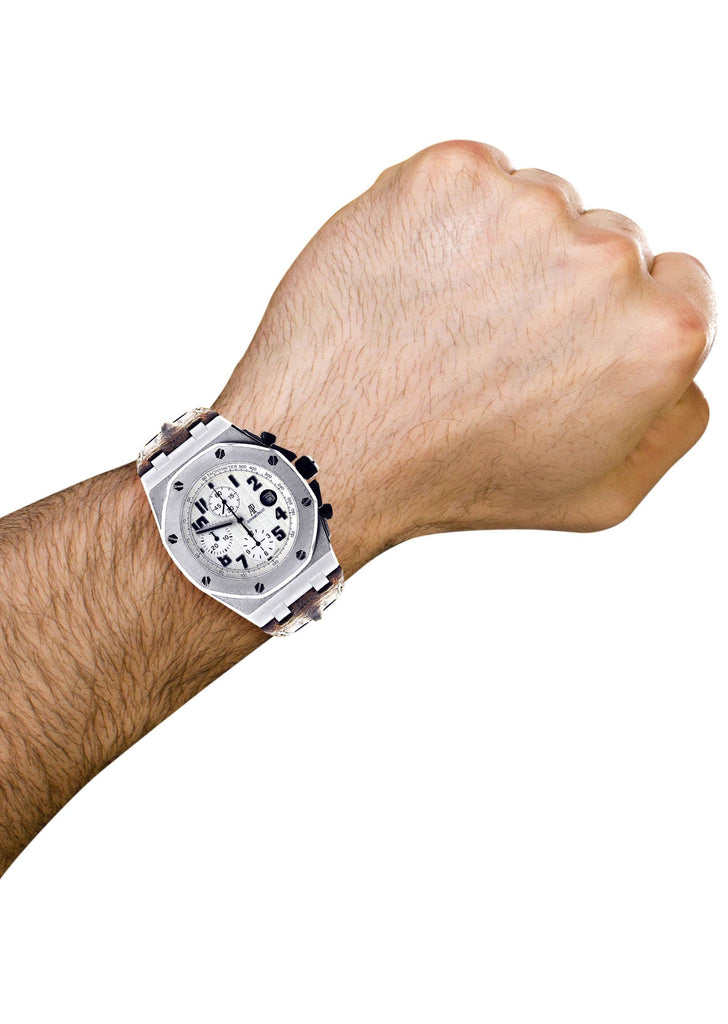 Audemars Piguet Royal Oak Offshore Safari | Stainless Steel Mens Watch FrostNYC 