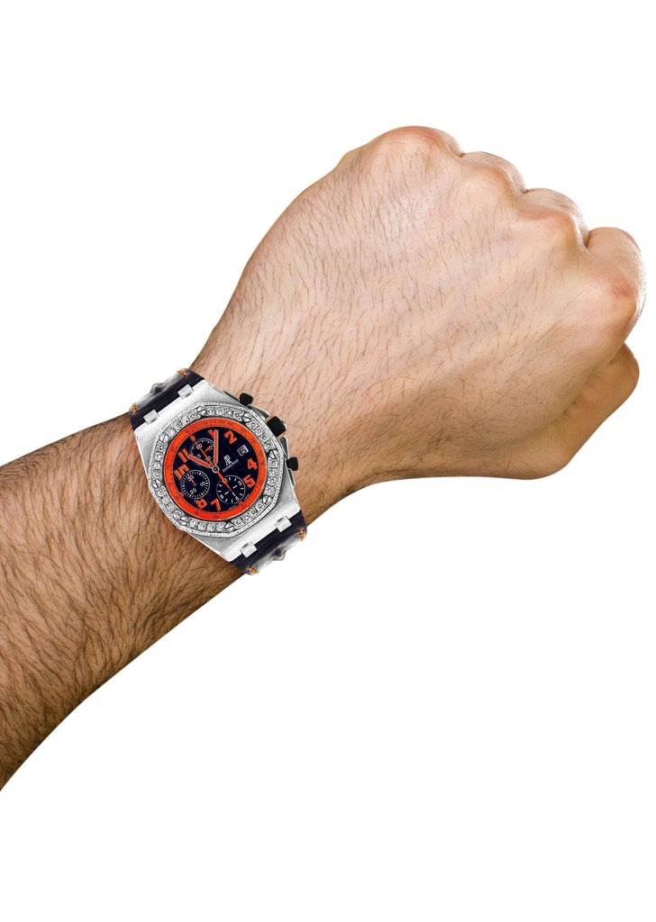 Audemars Piguet Royal Oak Offshore Volcano | Stainless Steel | 42 Mm Mens Watch FrostNYC 