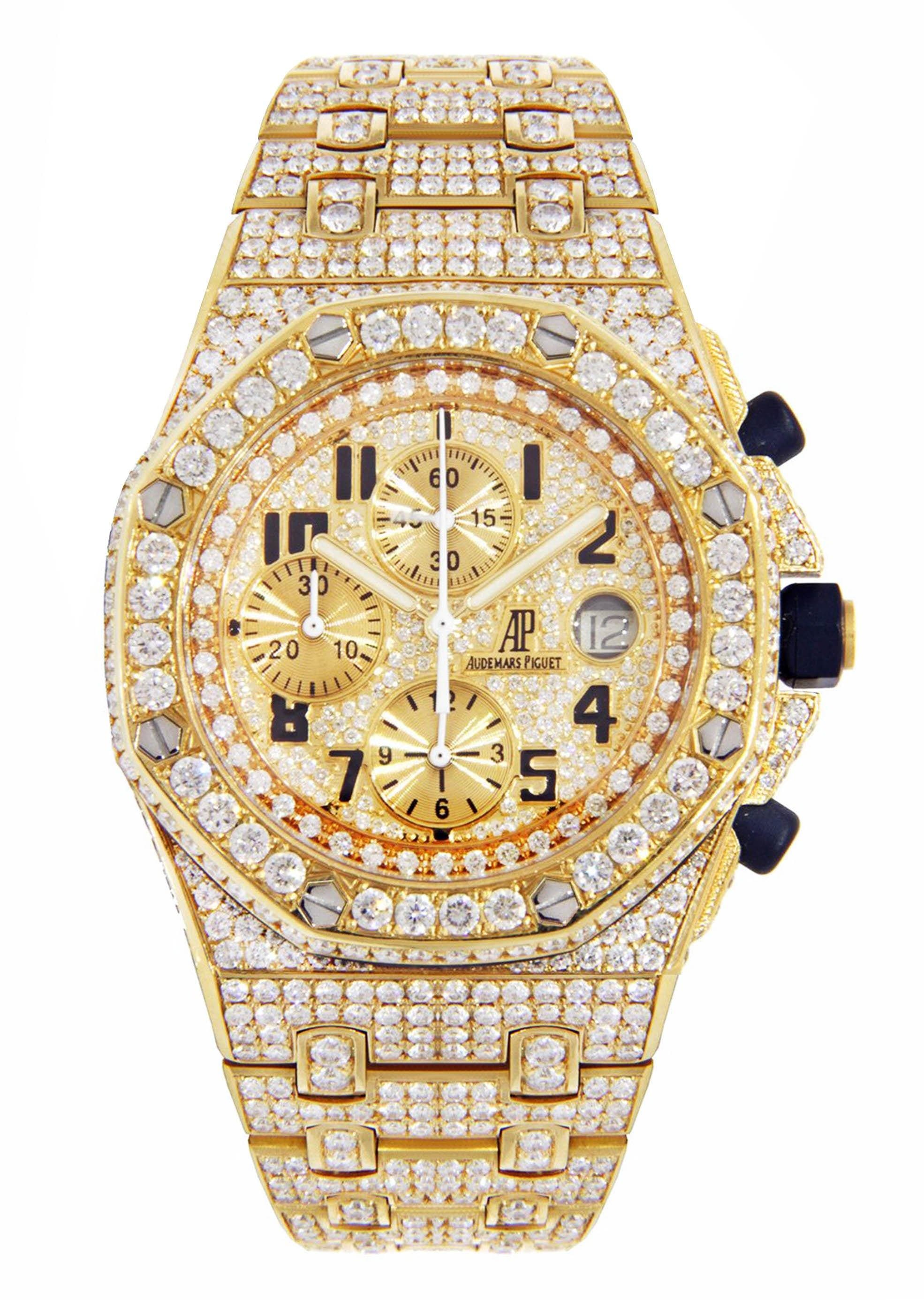 Audemars Piguet Royal Oak 26 ct Diamond Watch 18k Rose Gold