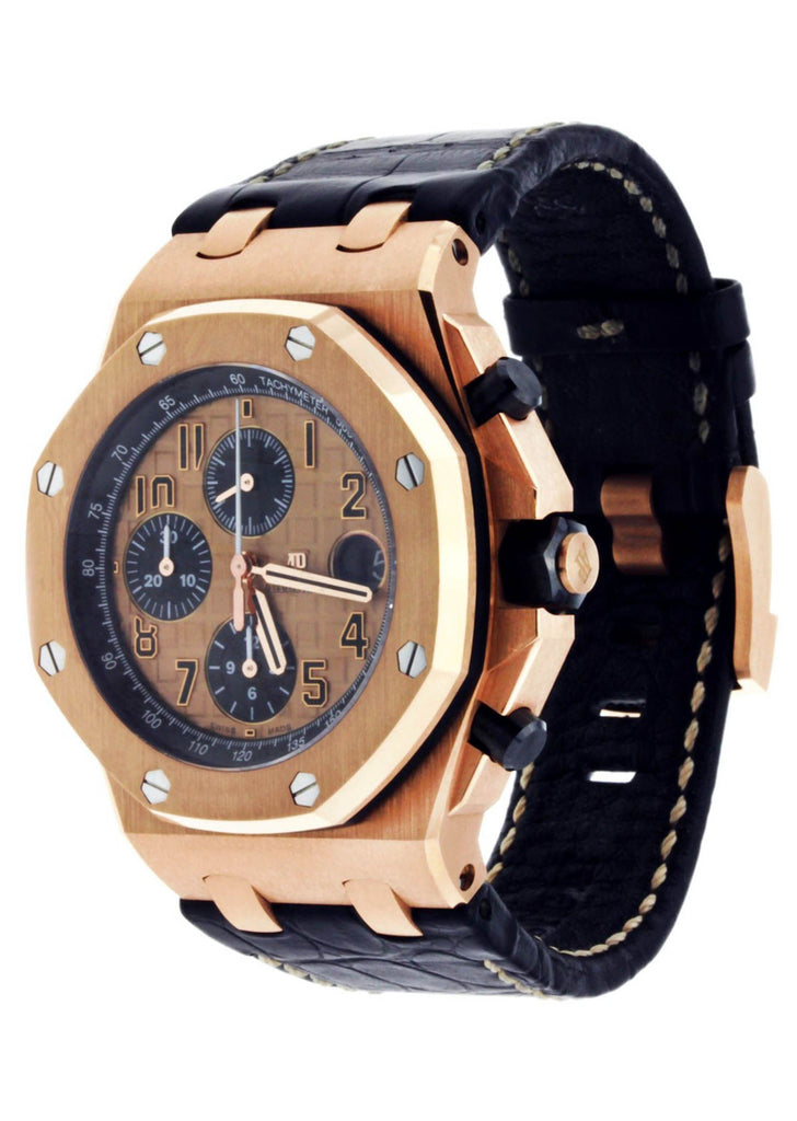 Audemars Piguet Royal Oak Offshore | 18K Rose Gold | 42 Mm Mens Watch FrostNYC 