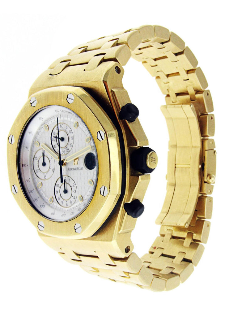 Audemars Piguet Royal Oak Offshore | Yellow Gold | 42 Mm Mens Watch FrostNYC 