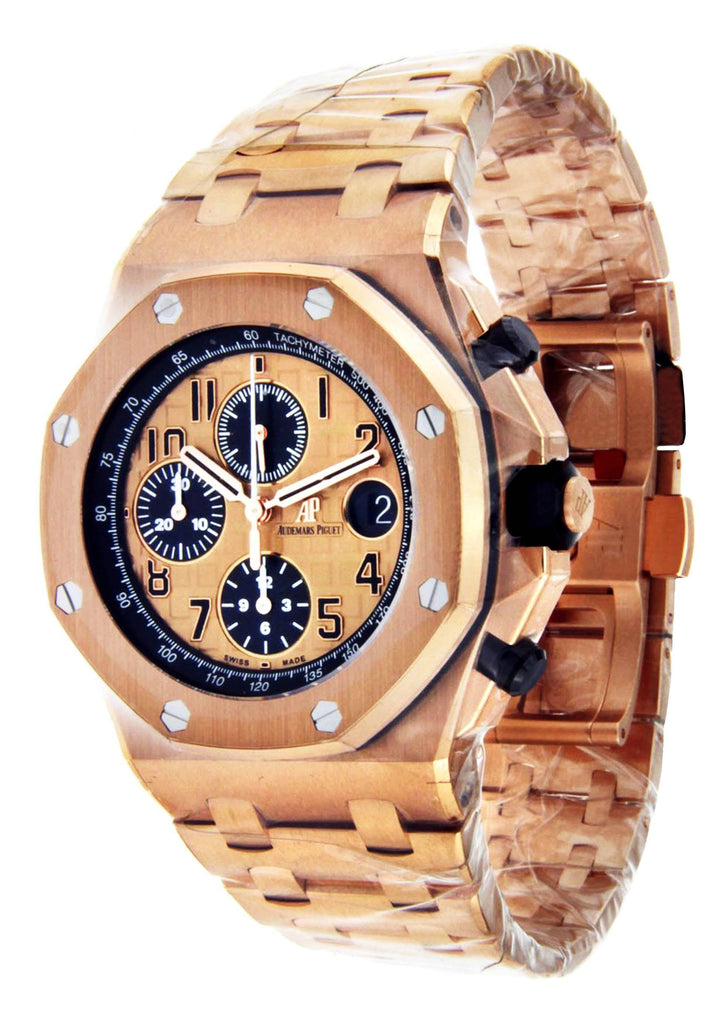 Audemars Piguet Royal Oak Offshore | 18K Rose Gold | 42 Mm Mens Watch FrostNYC 