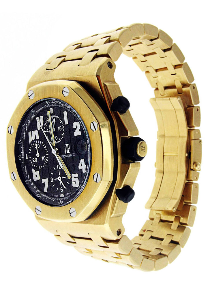 Audemars Piguet Royal Oak Offshore | 18K Yellow Gold | 42 Mm Mens Watch FrostNYC 