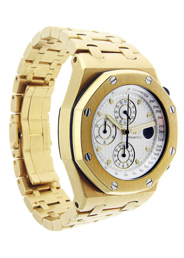 Audemars Piguet Royal Oak Offshore | Yellow Gold | 42 Mm Mens Watch FrostNYC 