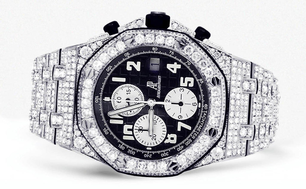 Diamond Audemars Piguet Royal Oak Offshore | Stainless Steel | 42 Mm Mens Watch FrostNYC 