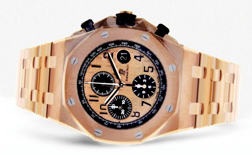 Audemars Piguet Royal Oak Offshore | 18K Rose Gold | 42 Mm Mens Watch FrostNYC 