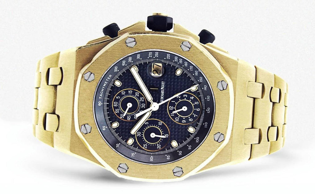 Audemars Piguet Royal Oak Offshore | Solid 18K Yellow Gold | 42 Mm Mens Watch FrostNYC 