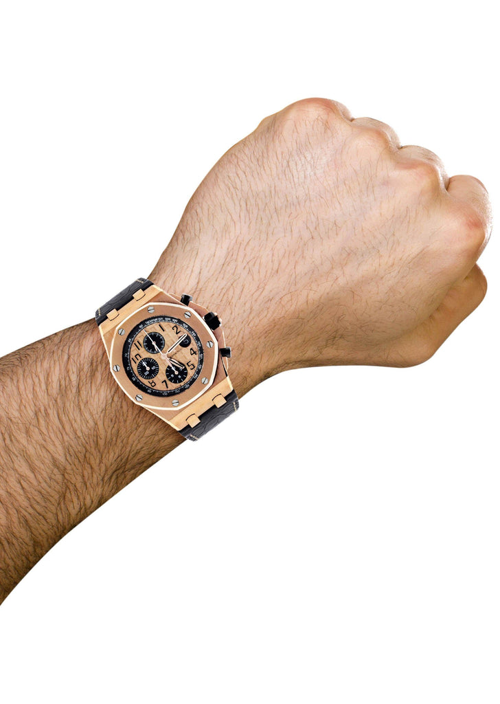 Audemars Piguet Royal Oak Offshore | 18K Rose Gold | 42 Mm Mens Watch FrostNYC 