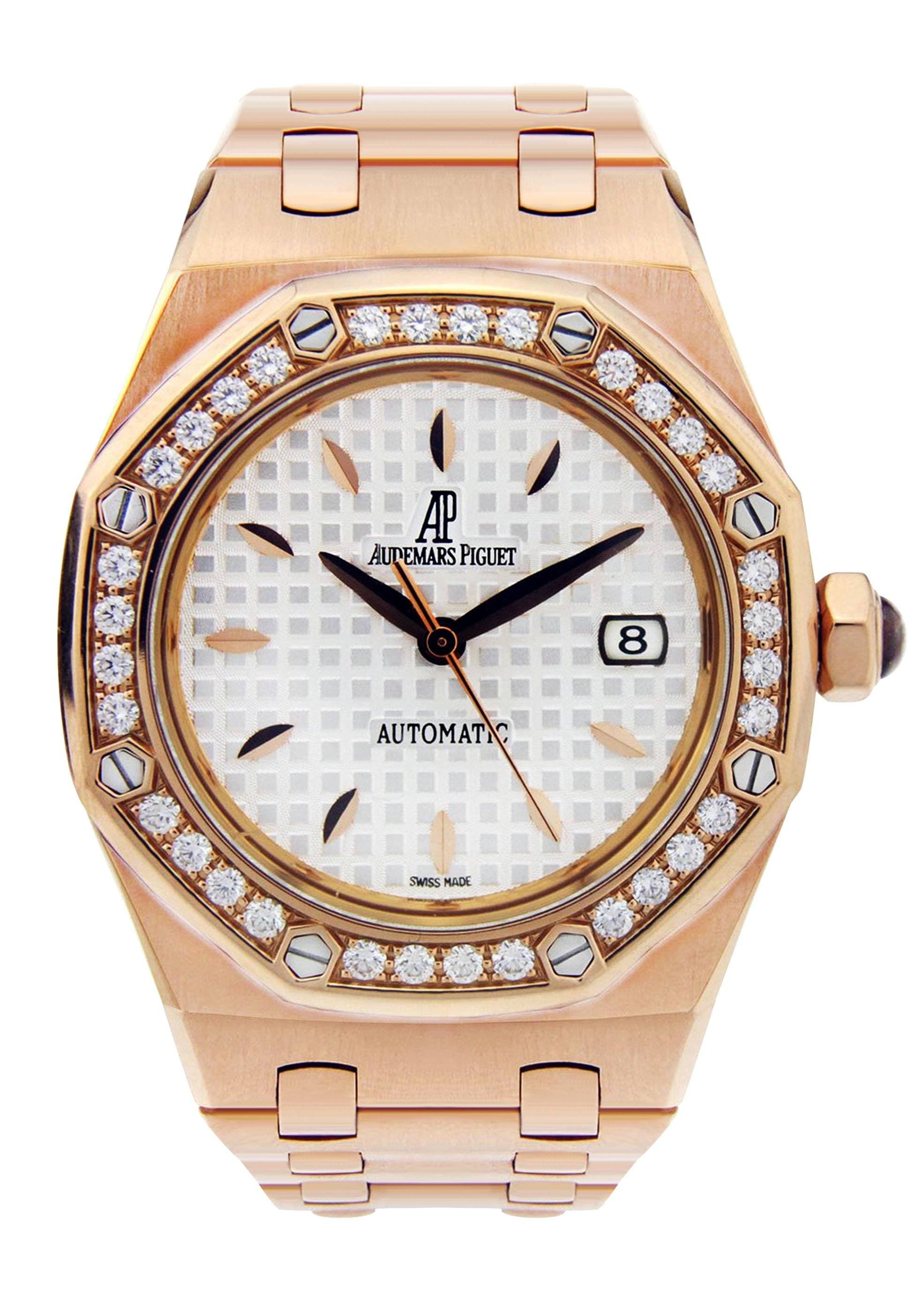 Reloj Audemars Piguet Royal Oak para Mujer Oro Rosa de 18K 33 Mm