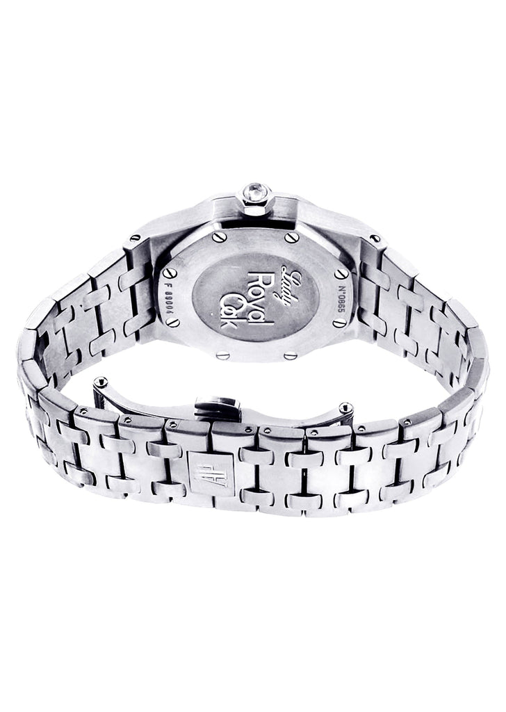 Audemars Piguet Royal Oak Watch For Women | 18K White Gold | 33 Mm Women High Watch FrostNYC 