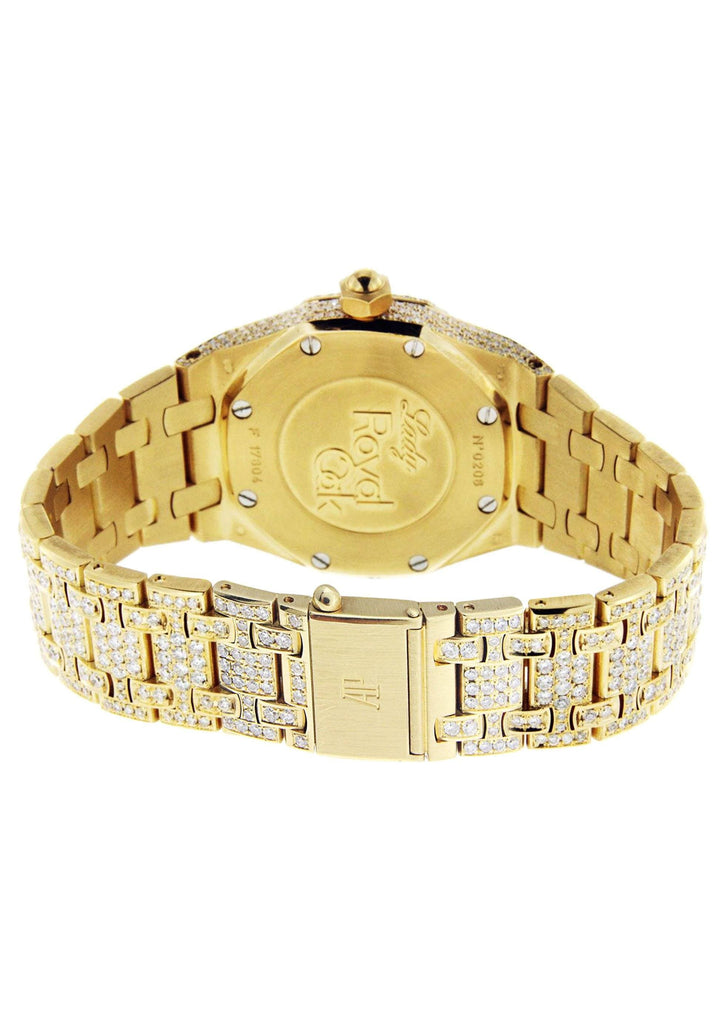 Audemars Piguet Royal Oak Watch For Women | 18K Yellow Gold | 33 Mm Women High Watch FrostNYC 