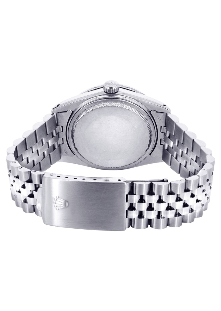 Womens Rolex Watch Datejust | 36Mm | Grey Dial | Jubilee Band women custom rolex FrostNYC 