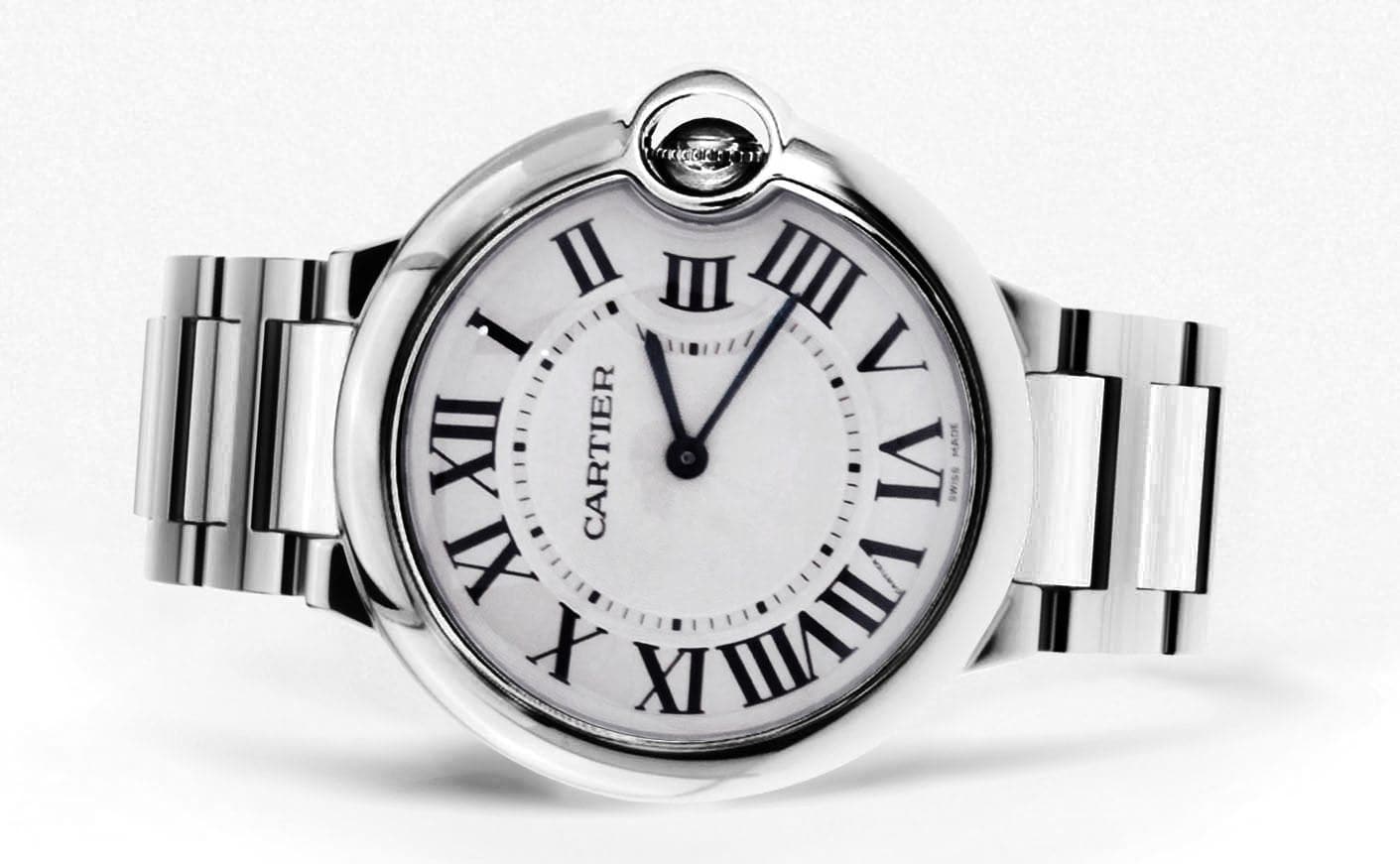 Reloj Cartier Ballon Bleu Para Mujer Acero Inoxidable 28,6 Mm