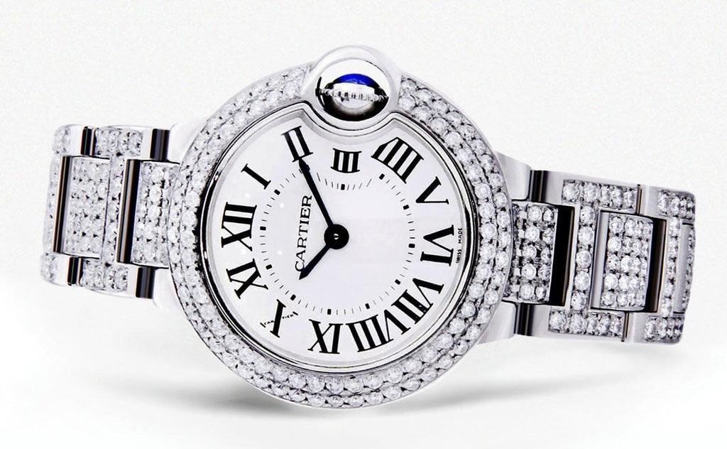 Cartier Ballon Bleu Watch For Women | Stainless Steel | 28 Mm Women High Watch FrostNYC 