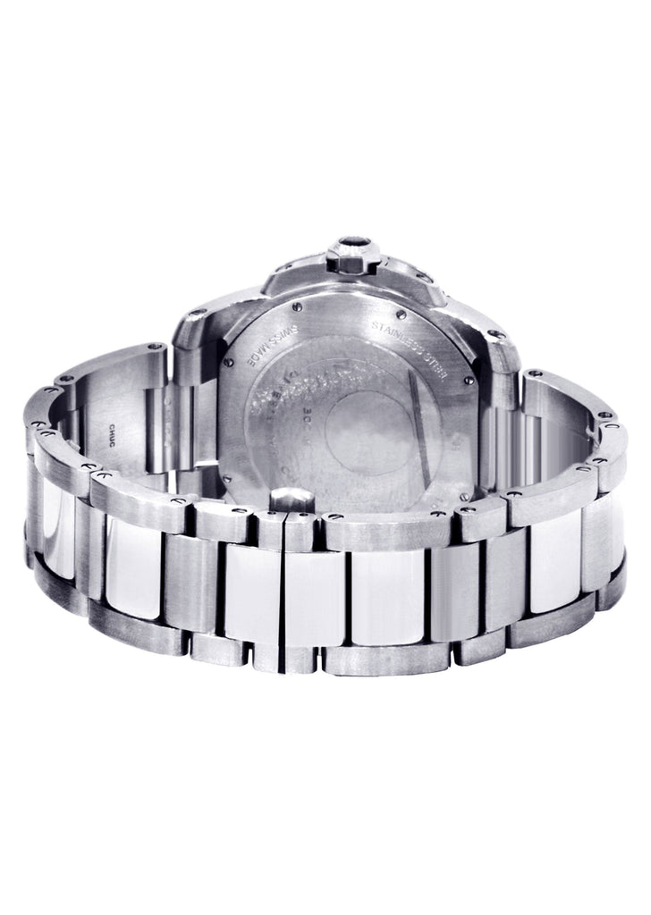 Calibre de Cartier | Stainless Steel | 42 Mm High End Watch FrostNYC 
