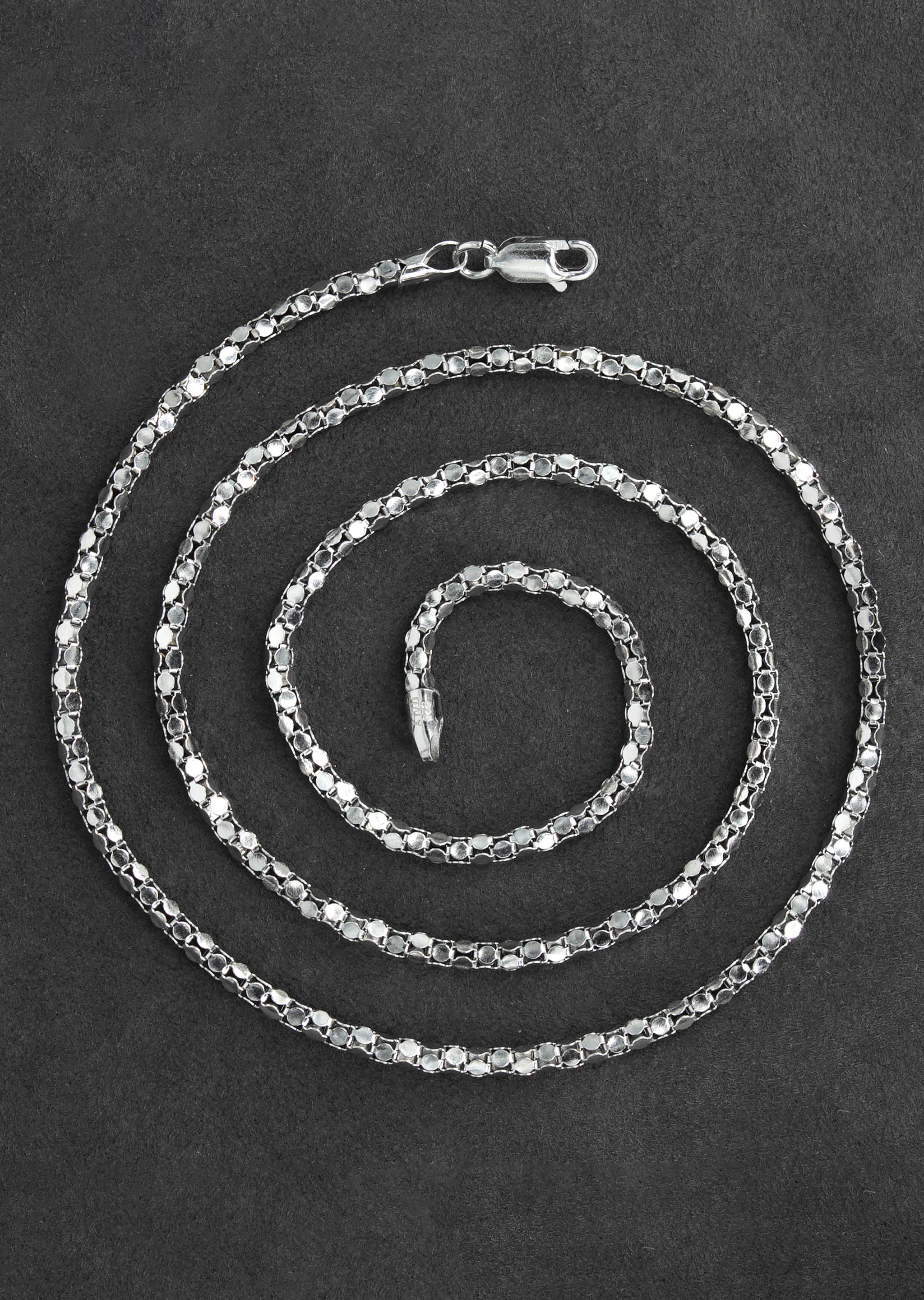 Silver Chain - Mens White Chain / Coreana Chain / 2 MM