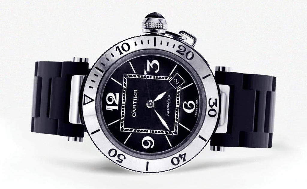 Cartier Pasha Seatimer | Stainless Steel | 40.5 Mm High End Watch FrostNYC 