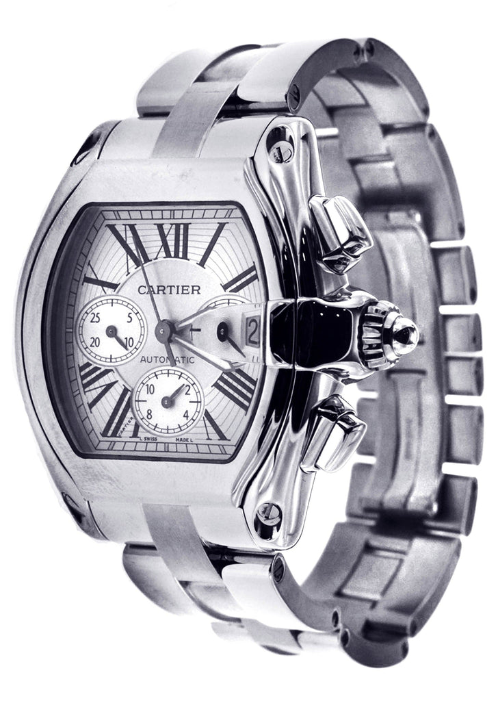Cartier Roadster XL | Stainless Steel High End Watch FrostNYC 